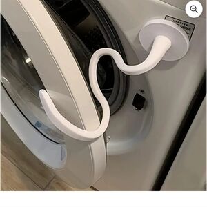 White Washing Machine Door Holder